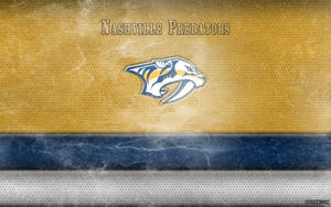 Nashville Predators Icy Metal Wallpaper