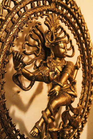 Nataraja Big Bronze Figurine Wallpaper