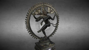 Nataraja Grey Figurine Wallpaper