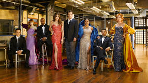 Nathan Fillion Castle Cast Fancy Wallpaper