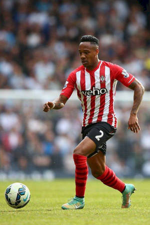 Nathaniel Clyne Chasing The Ball Wallpaper