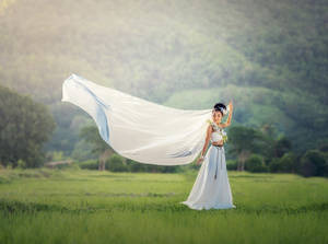 Native Wedding Dress Wallpaper