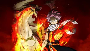 Natsu Dragneel - Fiery Fairy Tail Mage Wallpaper