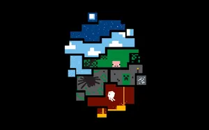 Nature Paradise With A Beautiful Lake, Mountains, And Greenery Wallpaper