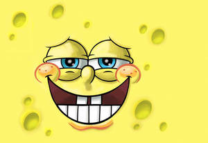 Naughty Look Of Spongebob Wallpaper