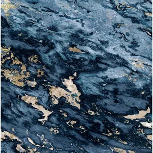 Navy Blue Marble Wallpaper