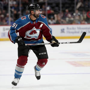 Nazem Kadri In Action For The Colorado Avalanche Wallpaper