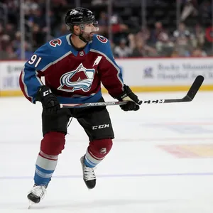 Nazem Kadri In Action For The Colorado Avalanche Wallpaper