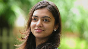 Nazriya Hd Tanned Skin Wallpaper