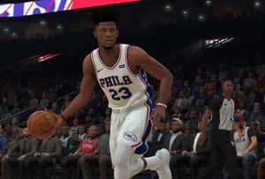 Nba 2k20 Gameplay Action Shot Wallpaper