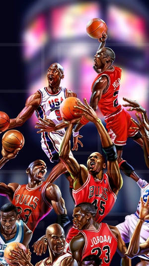 Nba Iphone Michael Jordan Chicago Bulls Wallpaper