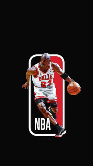 Nba Iphone Michael Jordan Nba Logo Wallpaper