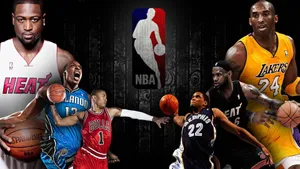 Nba Players Reaching New Heights Wallpaper