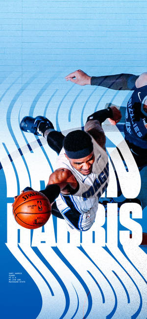 Nba Superstar Gary Harris In Action Wallpaper