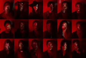 Negan And The Walking Dead Characters Wallpaper