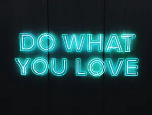 Neon Aesthetic Motivation Quote Wallpaper
