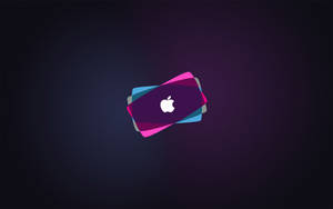 Neon Art Apple Emblem Wallpaper