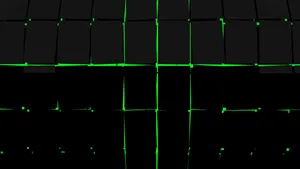 Neon Backlight Abstract Squares Black Desktop Wallpaper