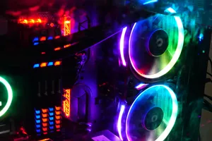 Neon Backlights Computer Coolers Wallpaper