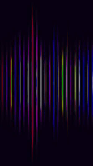 Neon Colored Line Pattern Wallpaper