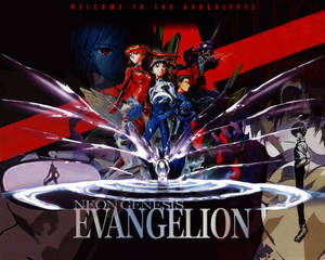 Neon Genesis Evangelion Broken Glass Wallpaper