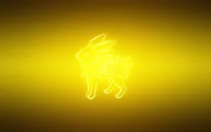 Neon Glow Jolteon Wallpaper