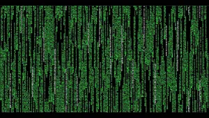 Neon Green And White Matrix Wallpaper