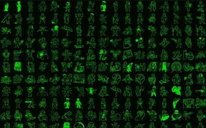 Neon Green Fallout Wallpaper