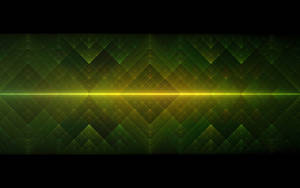 Neon Green Geometric Squares Wallpaper