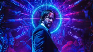 Neon John Wick Wallpaper