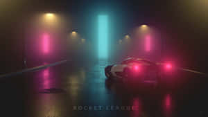Neon Lights Rocket League 4k Wallpaper