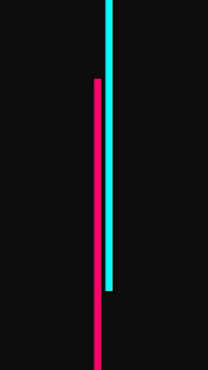 Neon Lines Minimalist Phone Wallpaper