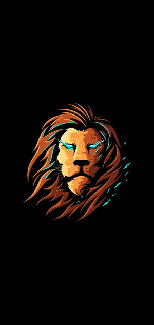 Neon Lion Gaming Logo Hd Wallpaper