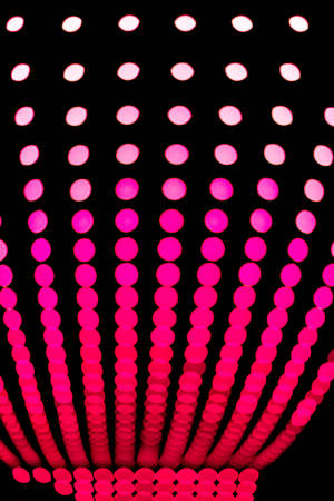 Neon Pink Aesthetic Dot Patterns Wallpaper