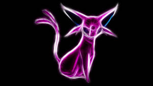 Neon Pink Espeon Wallpaper