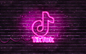 Neon Pink Tiktok Logo Wallpaper