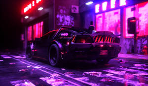 Neon Purple Aesthetic Custom Car Wallpaper