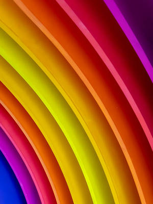 Neon Rainbow Aesthetic Wallpaper