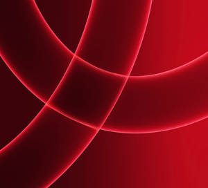 Neon Red Lines On Imac 4k Wallpaper