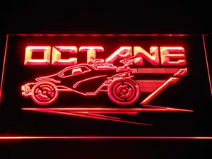 Neon Rocket League Octane Digital Art Wallpaper