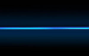 Neon Thin Blue Line Desktop Wallpaper