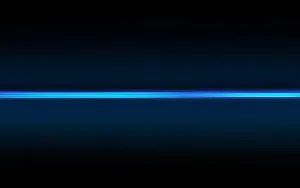 Neon Thin Blue Line Desktop Wallpaper