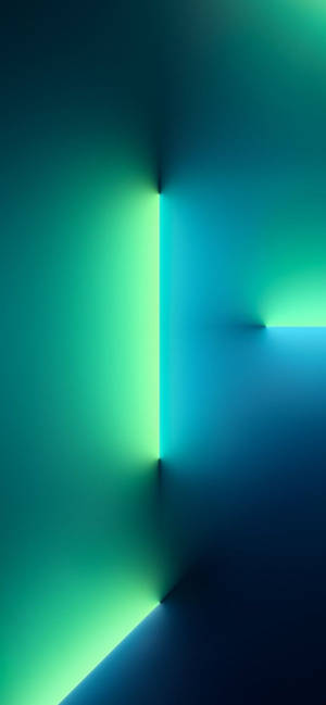 Neon Wall Art Green Iphone Wallpaper