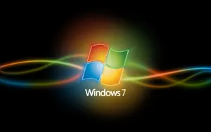 Neon Windows 7 Logo Wallpaper