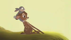 Nervous Thumper And Bambi Wallpaper