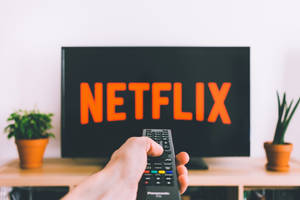 Netflix Television Remote Wallpaper