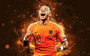 Netherlands National Football Team Memphis Depay Wallpaper
