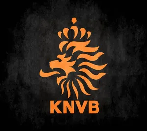 Netherlands National Football Team Symbol On Black Wallpaper