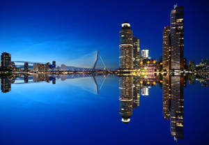 Netherlands Rotterdam City Wallpaper