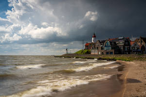 Netherlands Strand Urk Beach Wallpaper